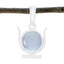 Iolite Delicate Spanish 92.5 Silver Solitaire Blue Pendant