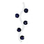 Iolite Tiny American Sterling Silver Penta Blue Pendant