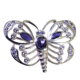 Iolite Whisper-thin Middle Eastern 925 Silver multiple Blue Pendant