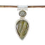 Labradorite Statement Egyptian 925 Silver Toi et Moi Grey Pendant
