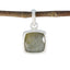 Labradorite Dainty Spanish 92.5 Silver Solitaire Grey Pendant