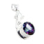 Mystic Quartz Statement Turkish 925 Silver Solitaire multicolor Pendant