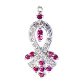 Multi Stone Whisper-thin Moroccan 92.5 Silver multiple multicolor Pendant