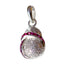 Multi Stone Whisper-thin African Sterling Silver multiple multicolor Pendant