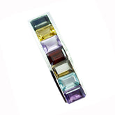 マルチストーン目を引くトルコ925シルバーマルチアンドレア優雅なマルチカラーペンダントジュエリー