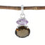 Multi Stone Dainty Moroccan 92.5 Silver Toi et Moi multicolor Pendant