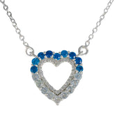 Multi Stone Featherlight Indian 925 Silver multiple multicolor Pendant