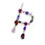 Multi Stone Elegant African 925 Silver multiple multicolor Pendant