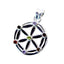 Multi Stone Featherlight Italian 925 Silver multiple multicolor Pendant