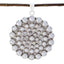 Pearl Chunky Egyptian 92.5 Silver multiple White Pendant