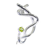 Peridot Featherlight Spanish Sterling Silver Solitaire Green Pendant