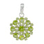Peridot Essential Egyptian 92.5 Silver multiple Green Pendant