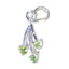 Peridot Featherlight Egyptian 925 Silver Trilogy Green Pendant