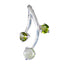 Peridot Featherlight Turkish 92.5 Silver Trilogy Green Pendant
