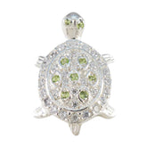 Peridot Dainty Middle Eastern 925 Silver multiple Green Pendant