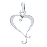 Plain Delicate Russian 92.5 Silver plain Plain Pendant