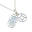 Plain Whisper-thin Mexican Silver plain Plain Pendant