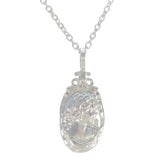 Plain Dainty American 92.5 Silver plain Plain Pendant