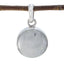 Rainbow Moonstone Whisper-thin Latin American Silver Solitaire White Pendant