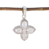 Rainbow Moonstone Tiny Australian Silver multiple White Pendant