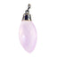 Rose Quartz Delicate Moroccan Sterling Silver Solitaire Pink Pendant