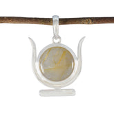 Rose Quartz Dainty Italian 925 Silver Solitaire Pink Pendant