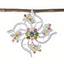 Tourmaline Statement Moroccan 92.5 Silver multiple multicolor Pendant