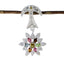 Tourmaline Classic Middle Eastern 925 Silver multiple multicolor Pendant