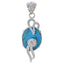 Turquoise Essential Australian 92.5 Silver multiple Turquoise Pendant