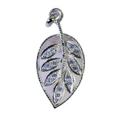 White CZ Eye-catching Middle Eastern 925 Silver multiple White Pendant