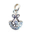White CZ Featherlight African Sterling Silver multiple White Pendant
