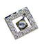 White CZ Eye-catching Indian Silver multiple White Pendant