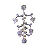 White CZ Essential Australian 92.5 Silver multiple White Pendant