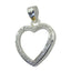 White Cz Whisper-thin Indian Sterling Silver multiple White Pendant