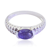 Amethyst Solitaire Korean 92.5 Silver Purple Gemstones Whisper thin Trendy Ring Jewellery