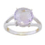 Amethyst Solitaire American Sterlings Silver Purple Gemstones Whisper thin Trendy Ring Jewelry