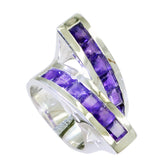Amethyst multiple Spanish 92.5 Silver Purple Gems Statement Heritage Ring Jewelry