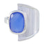 Blue Chalcedony Solitaire Russian Sterling Silver Blue Gemstones Versatile Armor Ring Jewellery