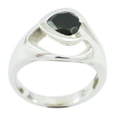 Black Onyx Solitaire Indian Silver Black Gems Eye catching propsel Ring Jewelry