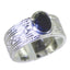 Black Onyx Solitaire Egyptian 925 Silver Black Gemstone Mid weight Art Deco Ring Jewelry