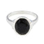 Black Onyx Solitaire Egyptian 925 Sterling Silver Black Gemstone Minimal Artisan Ring Jewelry