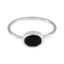 Black Onyx Solitaire Japanese 92.5 Silver Black Gemstone Elegant Sophisticated Ring Jewellery