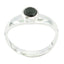 Black Onyx Solitaire Turkish 92.5 Silver Black Gemstone Whisper thin Contemporary Ring Jewellery