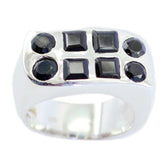 Black Onyx octa Spanish 925 Sterling Silver Black Gemstone Chunky Ethnic Ring Jewelry