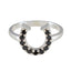 Black Onyx multiple Turkish 925 Sterling Silver Black Gems Whisper thin Glamorous Ring Jewelry