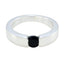 Black Onyx Solitaire American 925 Sterling Silver Black Gemstone Whisper thin Modern Thumb Ring Jewellery