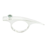 Blue Topaz Solitaire African Silver Blue Gemstone Versatile Luxurious Ring Jewellery