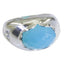 Aqua Chalcedony Solitaire Moroccan Silver Green Gems Versatile antique Ring Jewelry