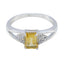 Citrine Halo Turkish 925 Sterling Silver Yellow Gemstone Dainty Artisan Ring Jewellery