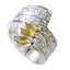 Citrine Halo Moroccan Sterling Silver Yellow Gemstones Essential Trendy Ring Jewelry